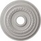 Ekena Millwork Oldham Ceiling Medallion (Fits Canopies up to 8 5/8"), 18"OD x 3 3/8"ID x 7/8"P, Ultra Pure White CM18OL1UWF - alternate 1